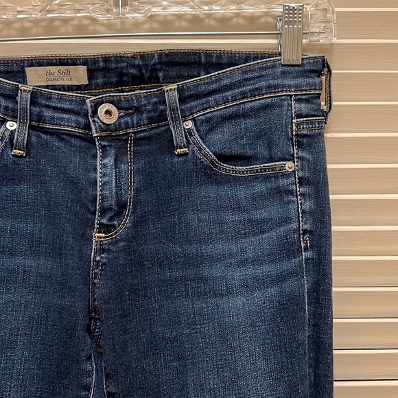 41. AG The Stilt Cigarette Leg Jeans in Medium Wash , Size 25 - Picture 6 of 16